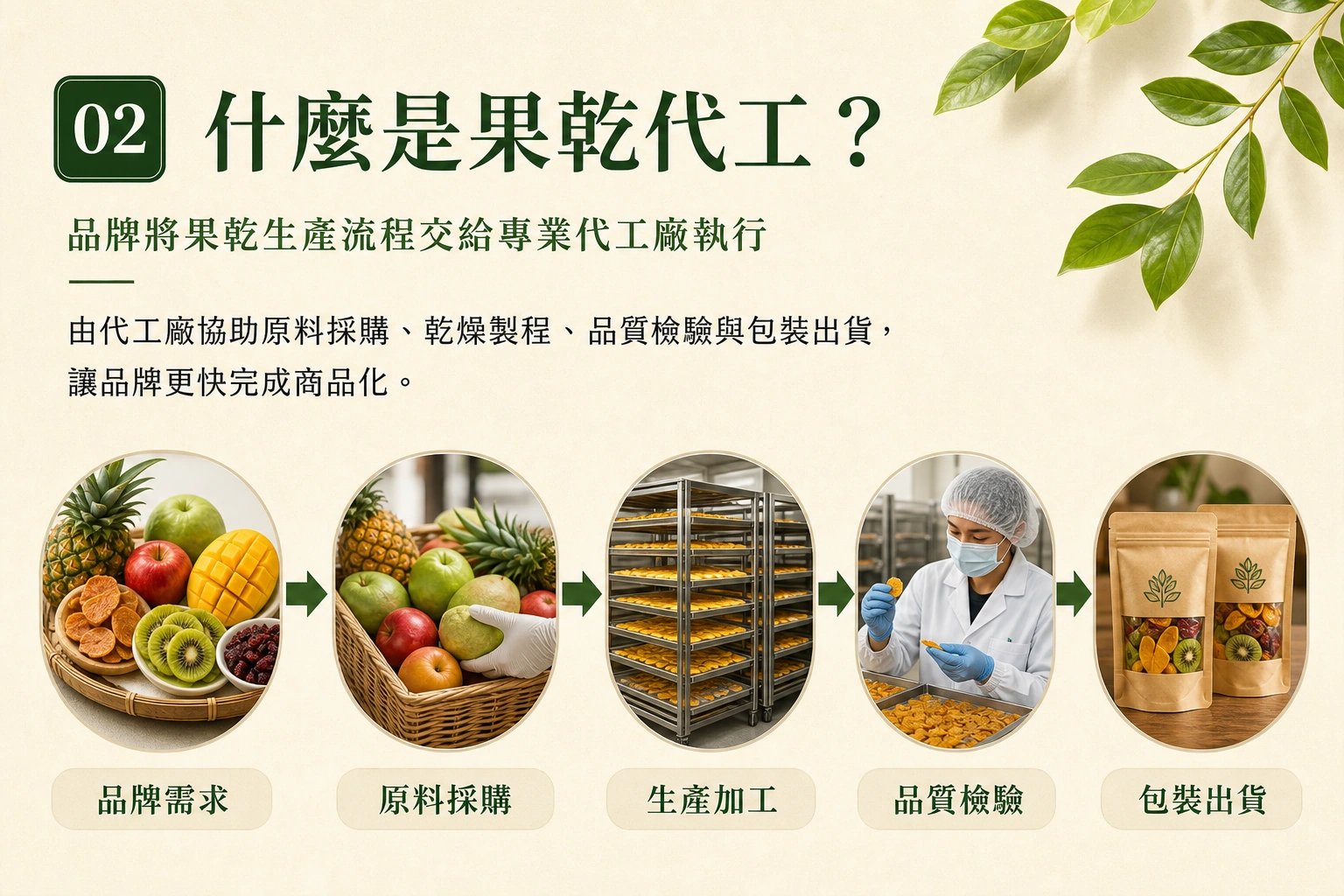 什麼是果乾代工?