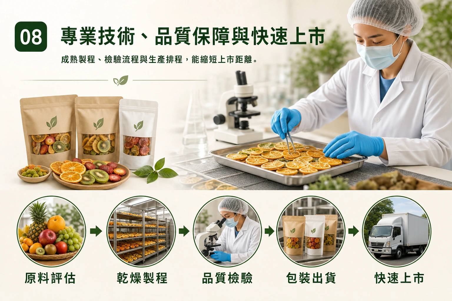 專業技術、品質保障與快速上市