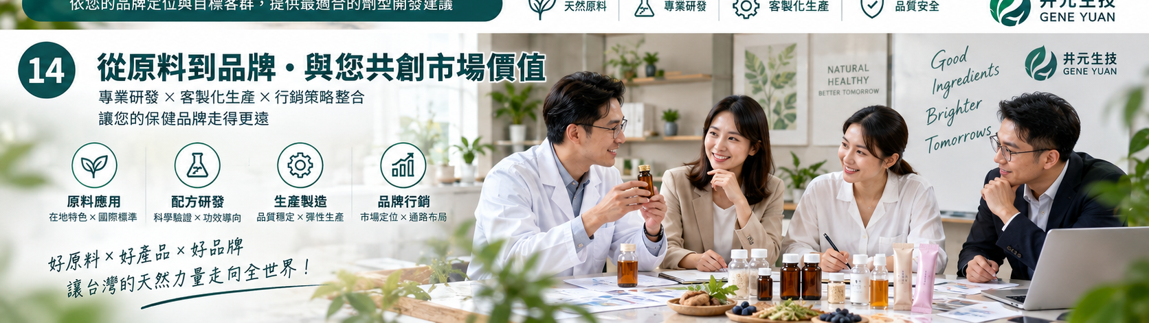 品牌開發會議與液態保健食品商品化