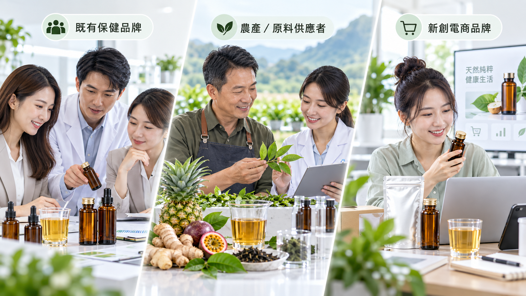 適合開發液態保健食品的品牌類型