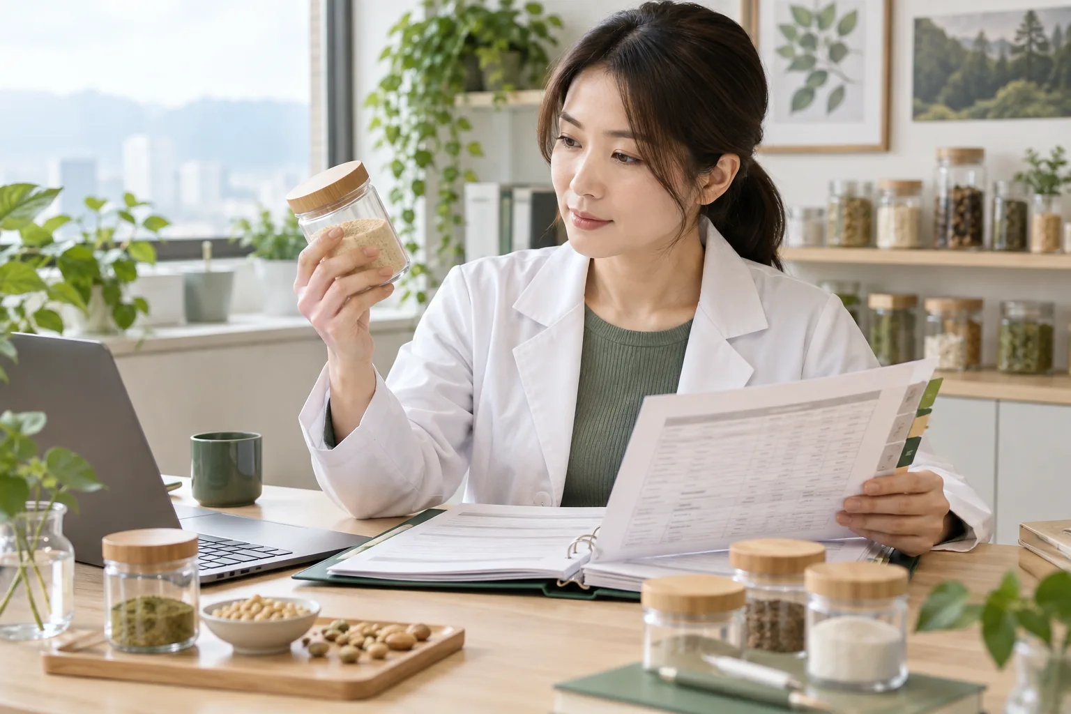 認證、檢驗、專利與規格資料,各有不同的查核範圍,AI 生成示意