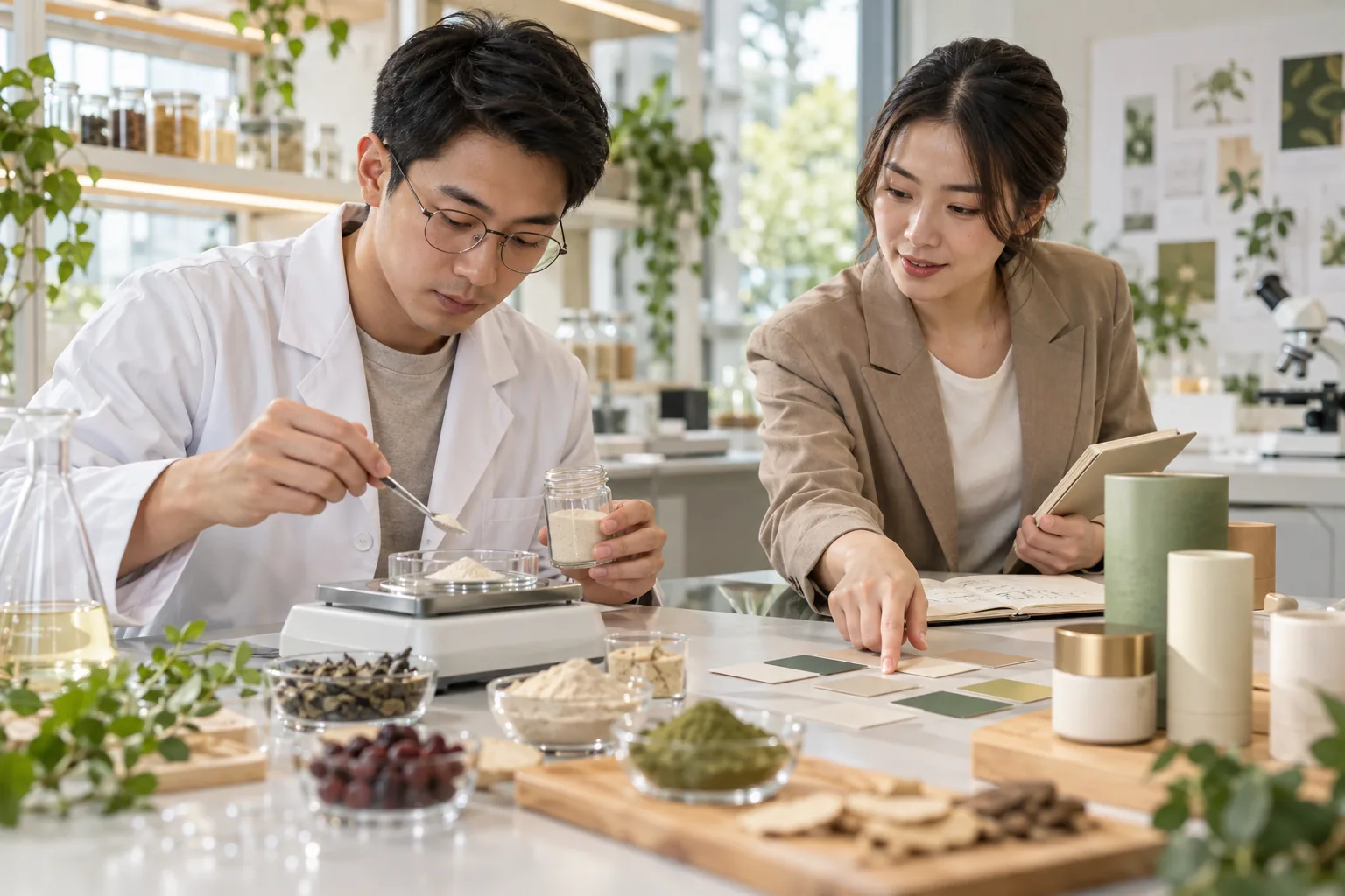 每項成分都要回答:它替商品完成了哪個任務?,AI 生成示意
