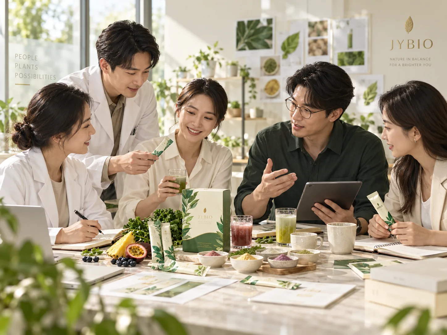 粉包代工商品與沖泡情境
