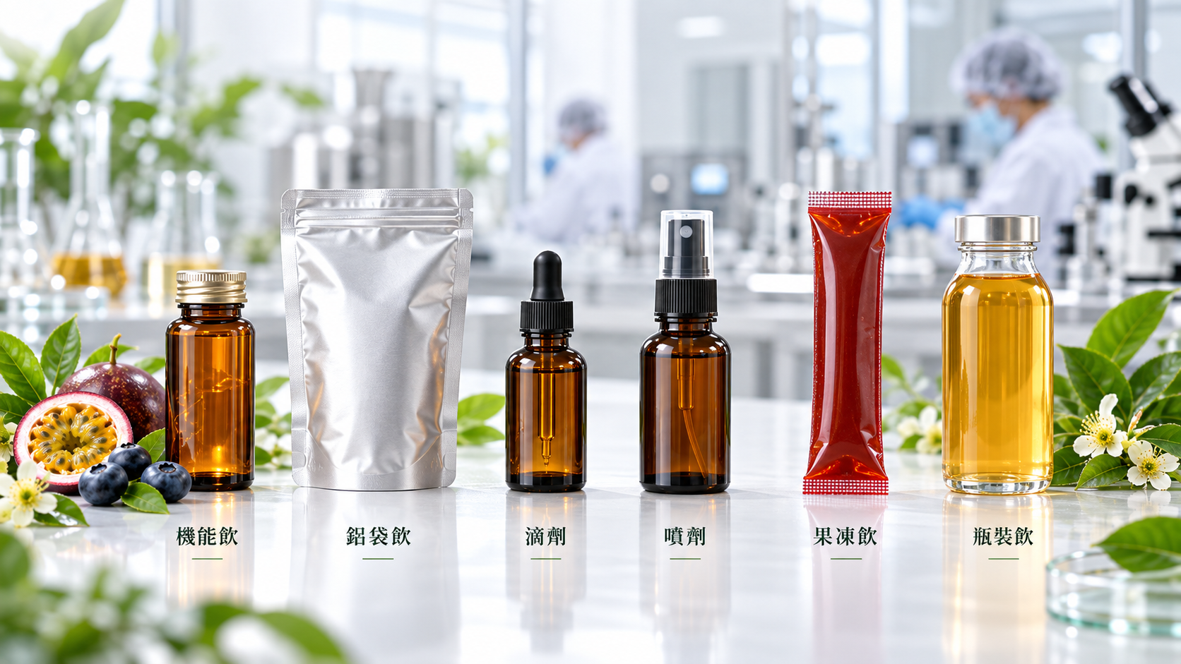 常見液態保健食品劑型