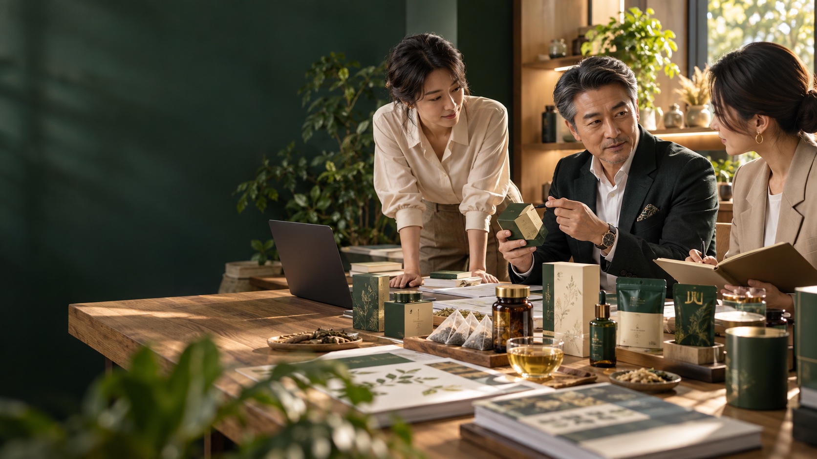 井元團隊與品牌主共同規劃保健食品產品轉型