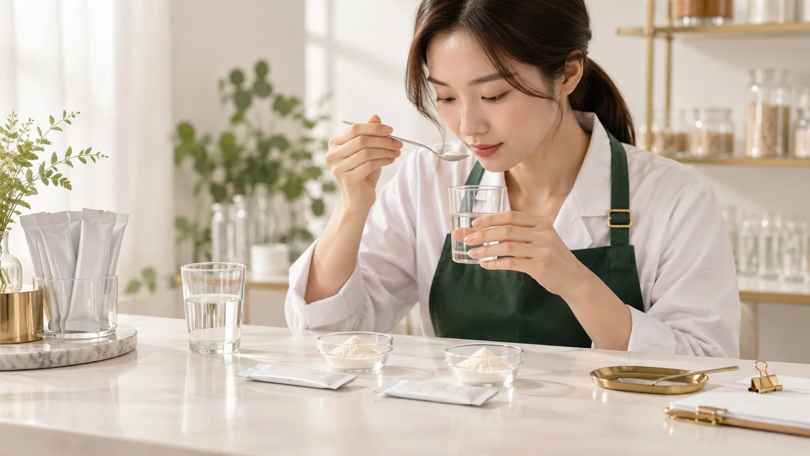 從適口性打樣找出每天願意使用的產品。